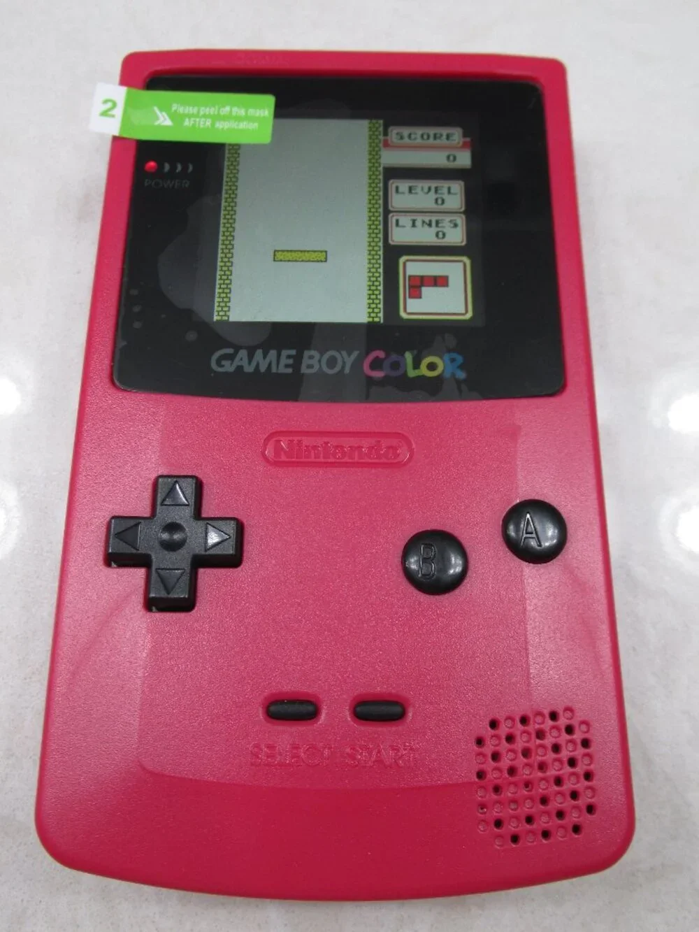 Refurbished to Like New Gameboy Color Backlit Screen Purple with Audio Amplifier